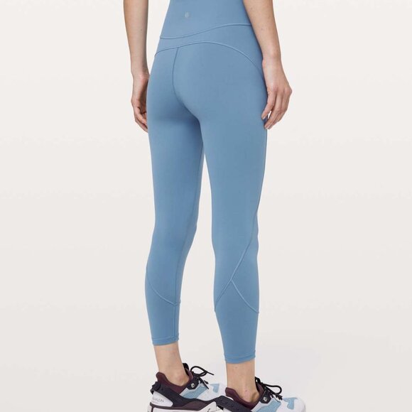 Lululemon In Movement 7/8 Tight *Everlux 25" Utility Blue - Picture 2 of 13